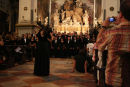 Performing in St. Moises Church in Venice. 