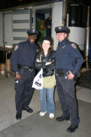 During the 2006 VHS Choir trip to New York City, a view of three of New York's finest.